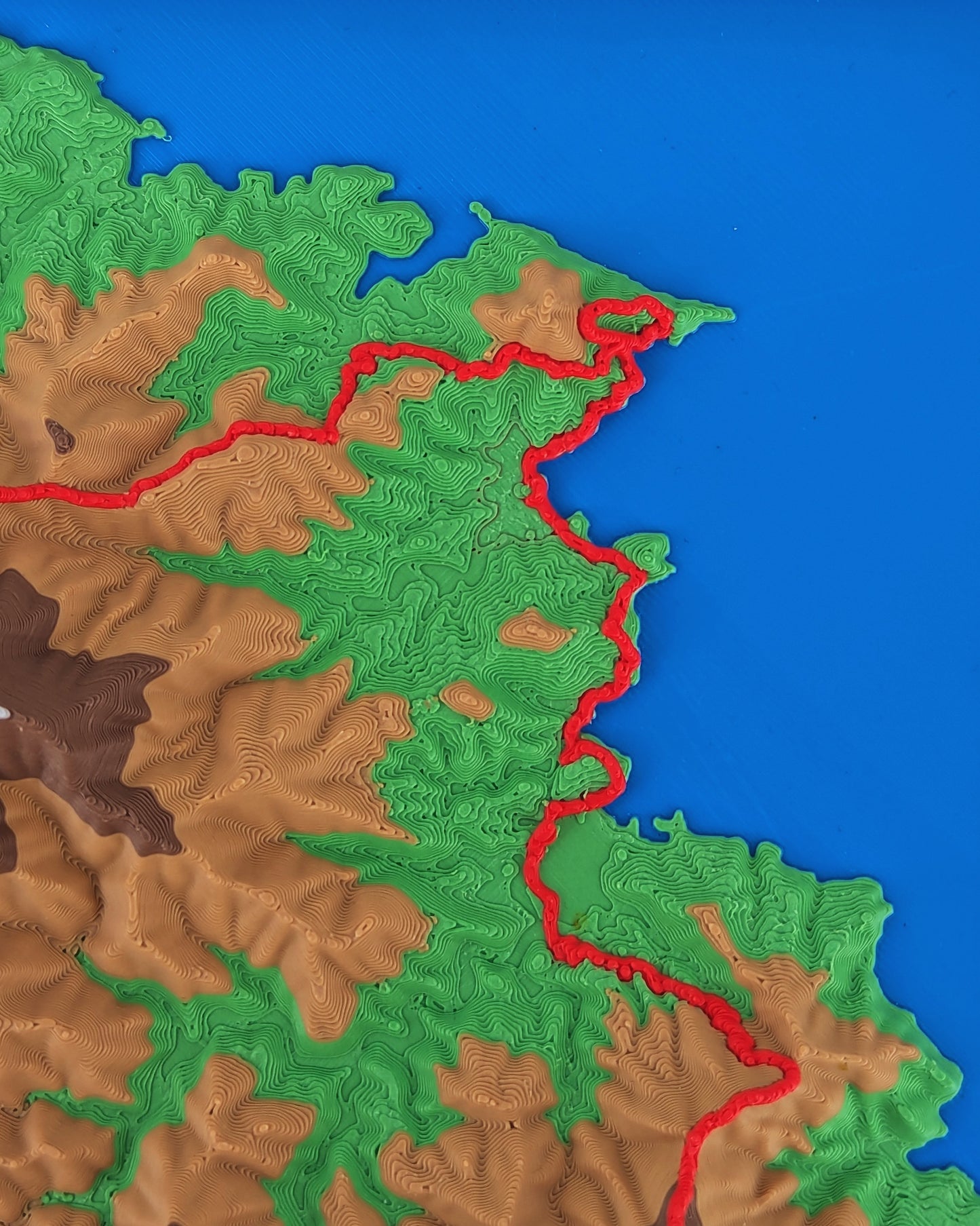 Madeloc Skytrail - Carte topographique en relief 3D