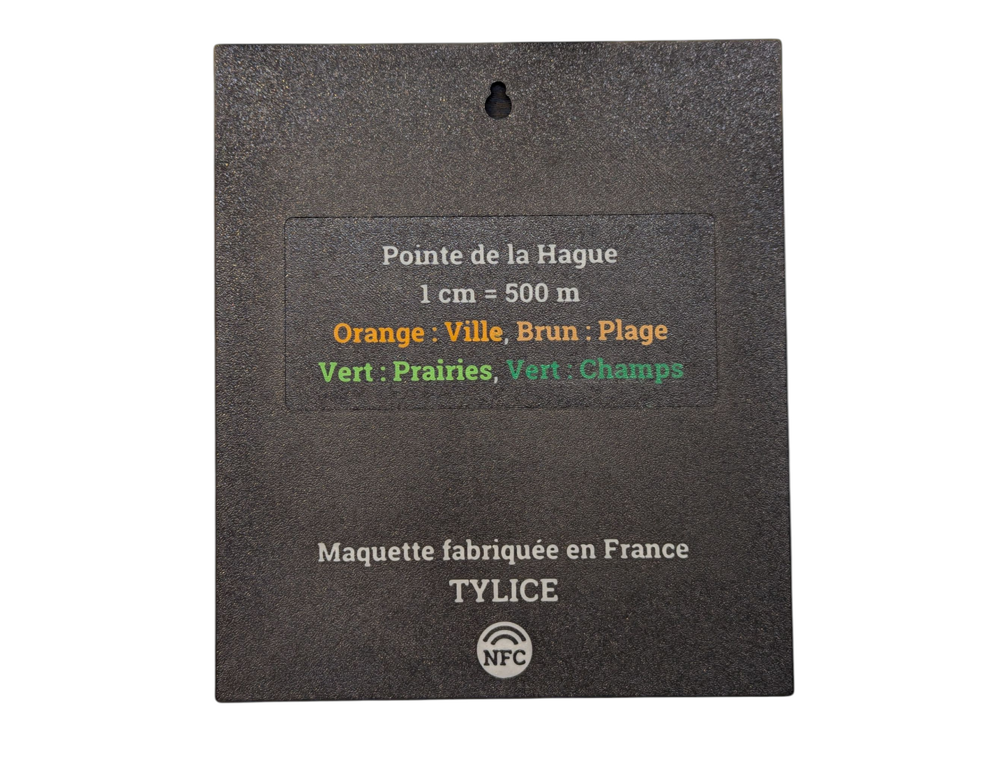 Pointe de la Hague - Carte topographique en relief 3D