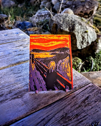 le Cri de Munch photo en relief décoration