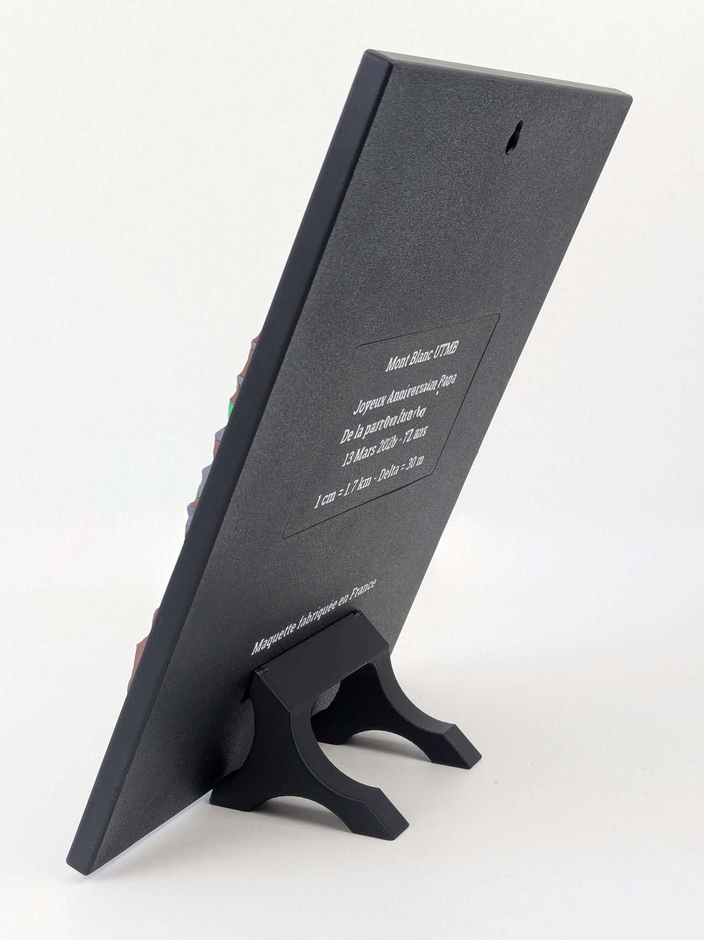 Ultra Trail du Mont Blanc - Carte topographique en relief 3D